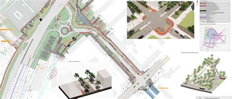 Gerosios Vilties ir Geležinio Vilko gatvių sankryžos modernizavimo vizualizacija