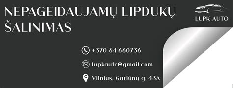 Schema: lipdukų šalinimas nuo automobilio paviršiaus