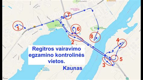 Schema: Baltijos kelio maršrutas su sustojimo punktais