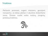 Teminė iliustracija apie triukšmo poveikį žmogaus sveikatai