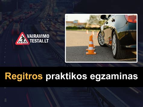 Infografika su dažniausiomis klaidomis Regitros praktikos egzamine