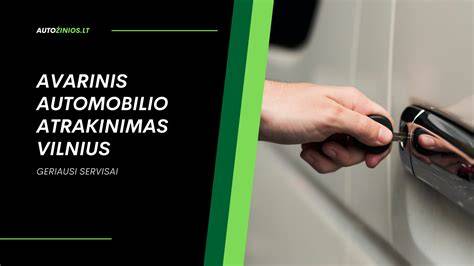 Profesionalus avarinis atrakinimas vietoje