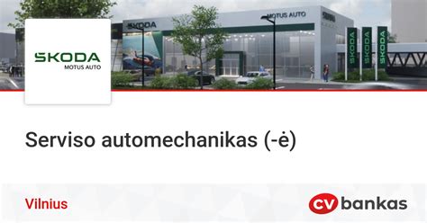 Skoda serviso pastatas Vilniuje