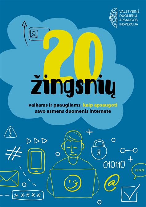 Infografika apie asmens duomenų saugumą internete