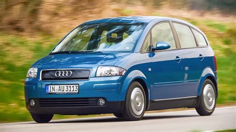 Audi A2 3L modelio aerodinaminės savybės infografika