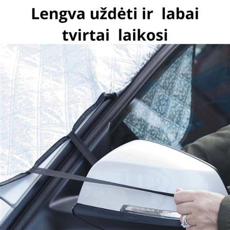 Priekinio stiklo laminuoto mišinio schemos infografika: trys sluoksniai ir plėvelė