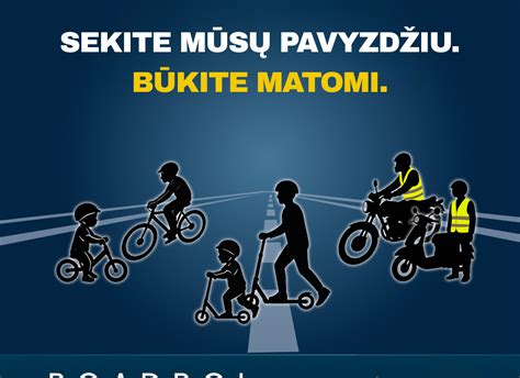 infografika, rodanti pėsčiųjų ir dviratininkų elgesį kelkraštyje tamsiuoju paros metu