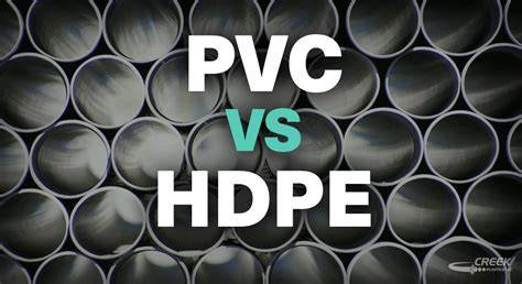 Infografika: HDPE vs PVC-ABS medžiagų palyginimas