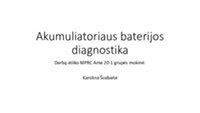 Profesionalus akumuliatoriaus įkroviklio taisymas ir diagnostika