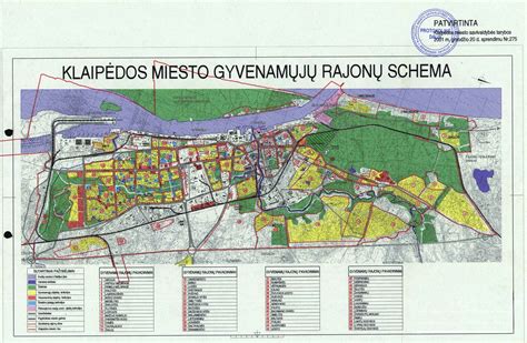 Schema: Pilaitės mikrorajono žemėlapis su pažymėtomis gatvėmis