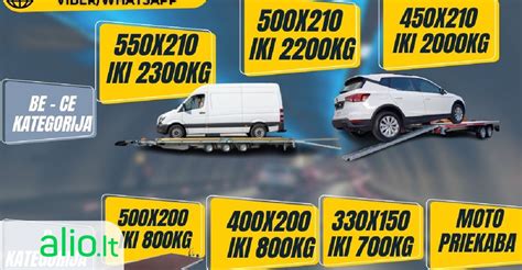 Infografika su įvairių tipų priekabomis: atviros, tentinės ir traliukai automobiliams