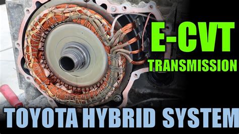 Toyota Prius ECVT pavarų dėžės schema