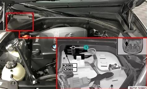 BMW F10 variklio schema