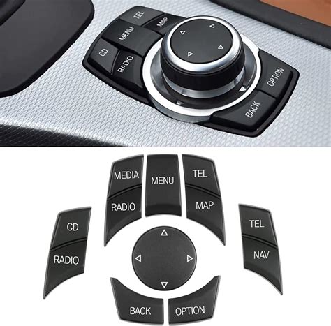 BMW E60 interjero ir iDrive sistemos iliustracija