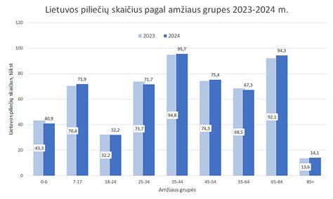 grafikas, rodantis automobilių savininkų pasiskirstymą pagal amžiaus grupes
