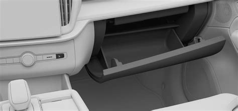 Volvo S60 priekinė daiktadėžė su raktelio spyna