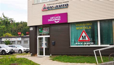 ARV-Auto autodromo schema su vairavimo elementais