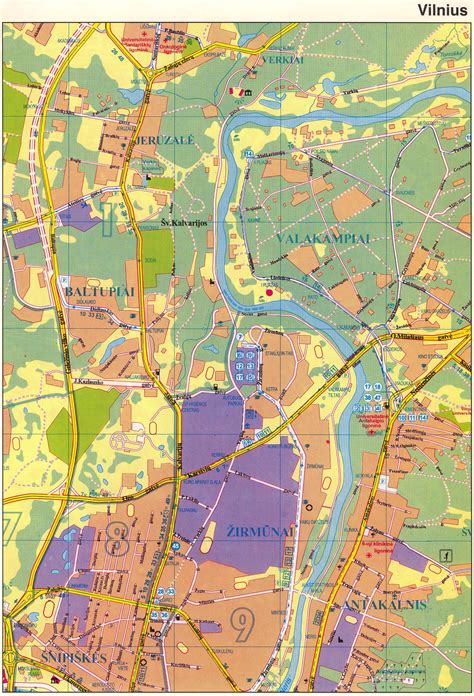Vilniaus ir Ukmergės filialų žemėlapiai