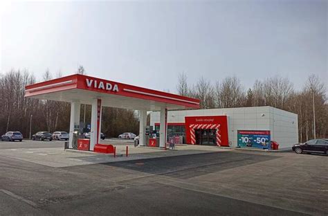 infografika: degalinių tinklo „Viada“ geografija ir logistikos svarba