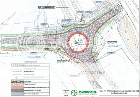 Schematiškai pavaizduota sankryžos rekonstrukcija