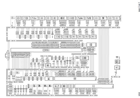 Citroen Xsara Picasso variklio skyriaus saugiklių dėžės 2 tipo schema