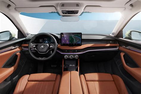 Skoda Superb interjero detalės