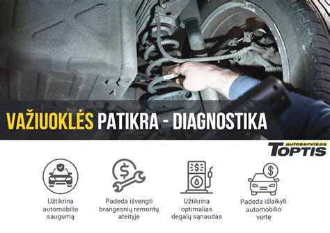 Automobilio pakabos diagnostika servise