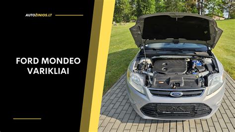 Schematinis Ford Mondeo variklių išdėstymas