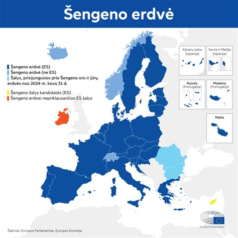 Žemėlapis, vaizduojantis ES ir EEE šalis ir bendrą duomenų bazę