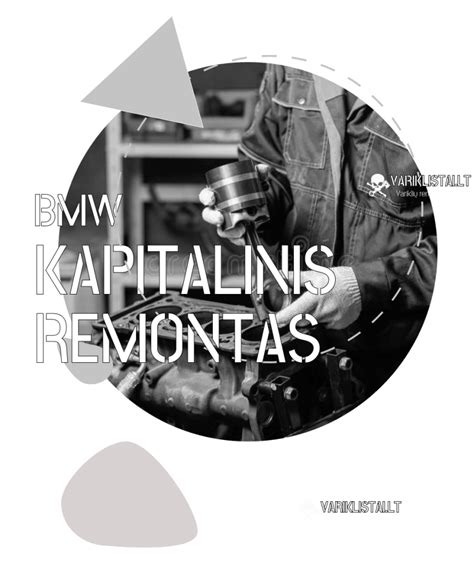 BMW automobilio variklio remontas