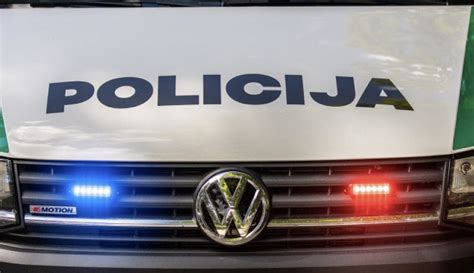 Policijos automobilio ir VMI logotipo derinys