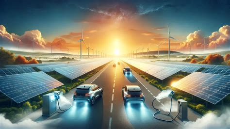 schematinis saulės elektrinės ir elektromobilio įkrovimo pavyzdys