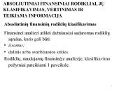Infografika: finansiniai rodikliai ir patikimumo vertinimas
