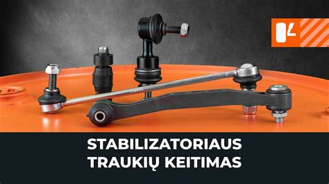 Nurodančios schemos: stabilizatoriaus traukių ilgio palyginimas su coilų vieta