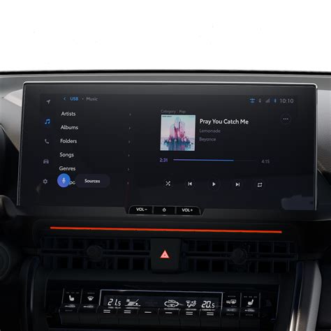 Škoda automobilio multimedijos sistemos ekranas su laiko nustatymų meniu