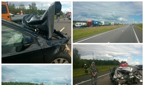 avarijos vietos nuotrauka su susidūrusiais automobiliais