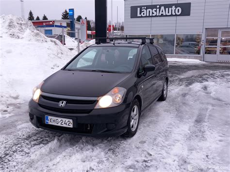 Infografika, vaizduojanti Honda Stream 2.0i ES kuro sąnaudų palyginimą mieste ir užmiestyje
