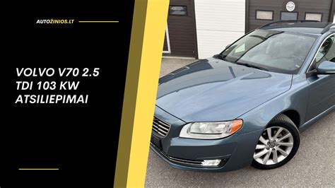 Volvo V70 techninės priežiūros grafikas