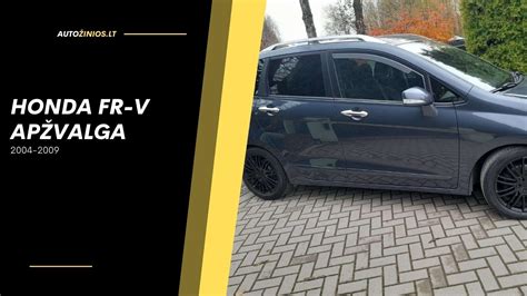 Honda FR-V salonas su šešiomis sėdynėmis