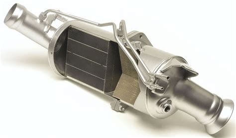 DPF filtro pjūvis su kanalais