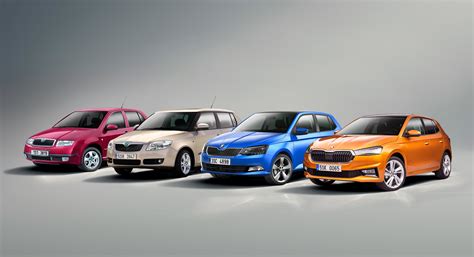 Škoda Fabia įvairių modelių schemos