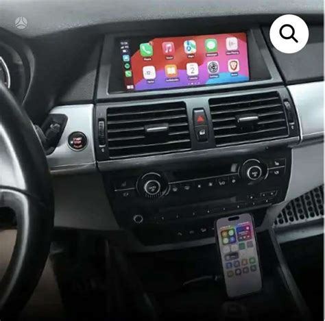 Pavyzdys, kaip Android multimedija pakeičia BMW E60 originalų ekraną
