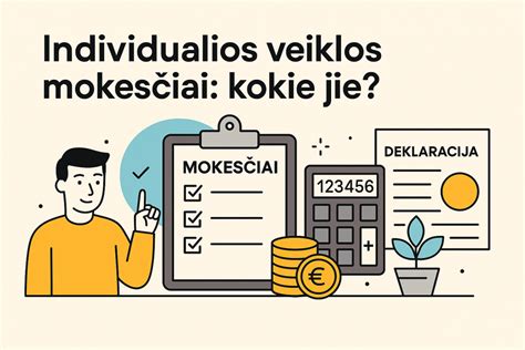 Infografika: žingsniai individualios veiklos registracijai