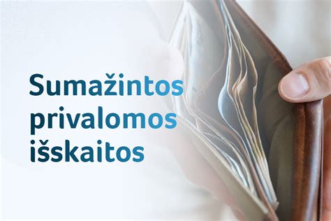 Finansinės lentelės su išskaitų pavyzdžiais