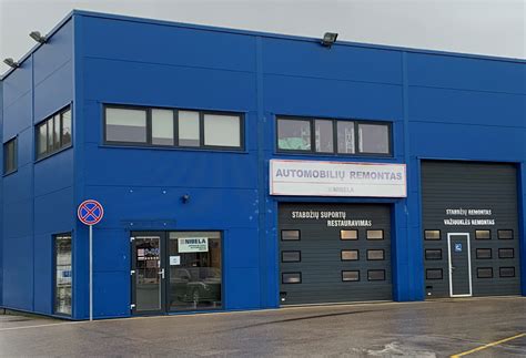 Thematic photo of IQ AUTOservisas facade in Kaunas