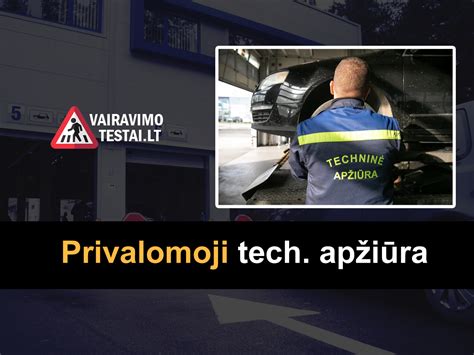 Infografika: techninės apžiūros periodiškumas pagal transporto priemonės tipą