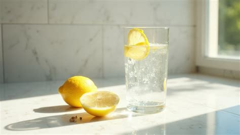 vanduo su citrina ir rytinis pasivaikščiojimas