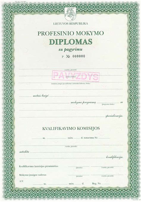 Profesinio mokymo diplomas