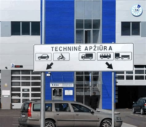 Nuotrauka, iliustruojanti automobilio techninę apžiūrą