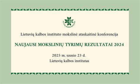Lietuvos žemdirbystės instituto atliktų tyrimų rezultatai